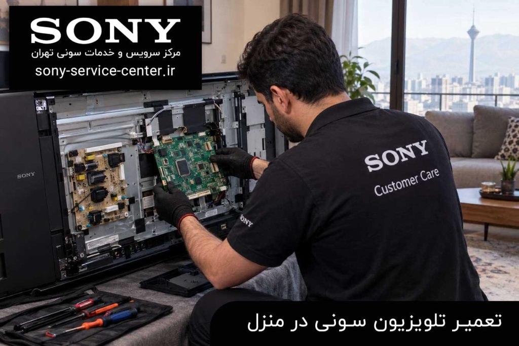 تعمیر تلویزیون سونی در منزل شما